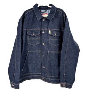 NEW Cinch Men's Dark Wash Denim Jacket XL Indigo Landman Cowboy Rodeo Western